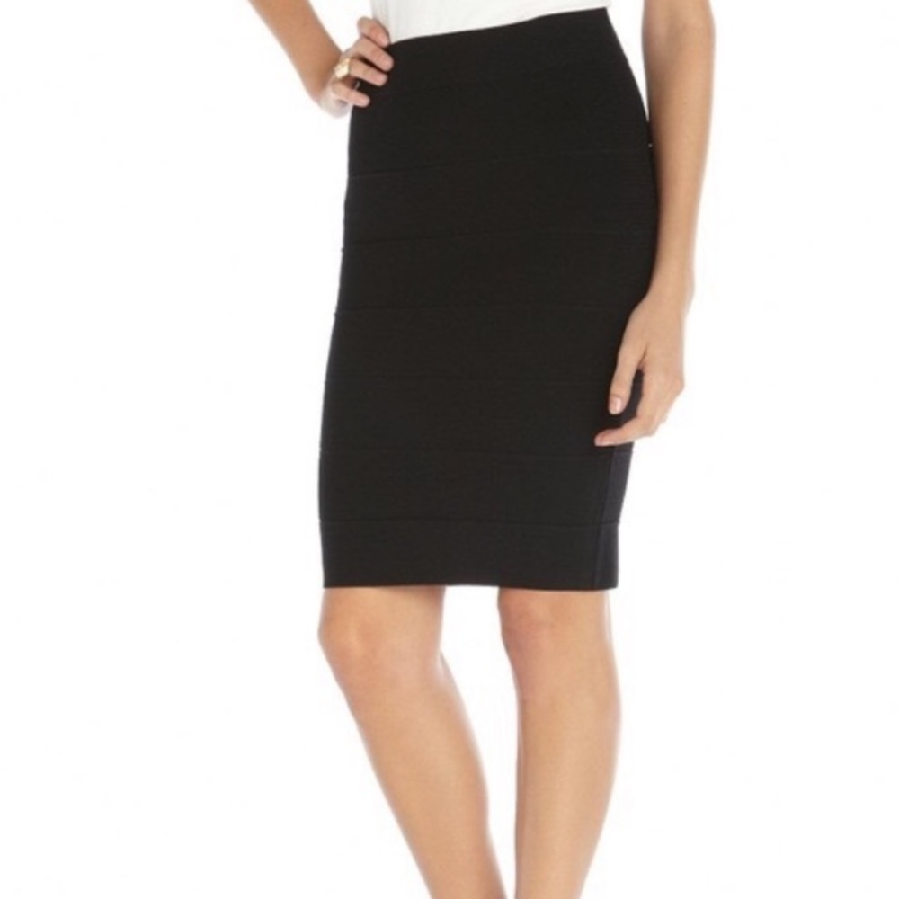 Black bandage skirt